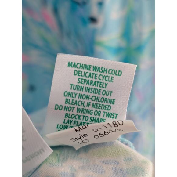 Lilly Pulitzer Kristen Swing Dress Bayside Blue Lilly Loves Texas Size XL - Picture 8 of 8